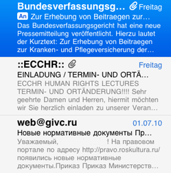 iPad Mail.app