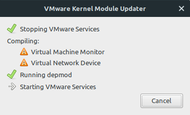 VMware mag nicht